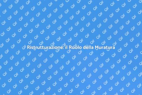 Intervento di Muratura per Ristrutturare