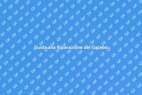 Riparare Gazebo Danneggiato dalla Grandine