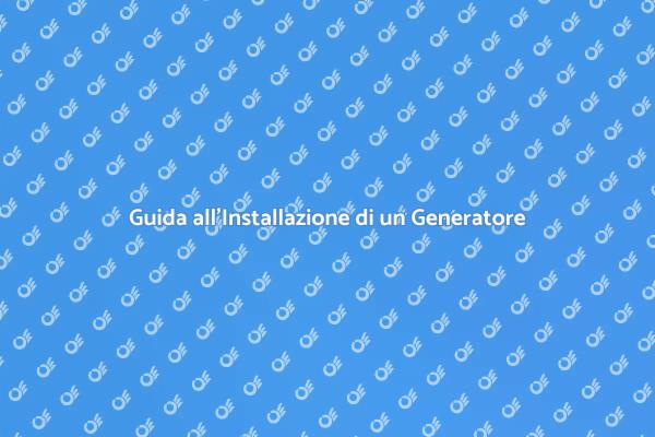 Come Installare un Generatore Portatile