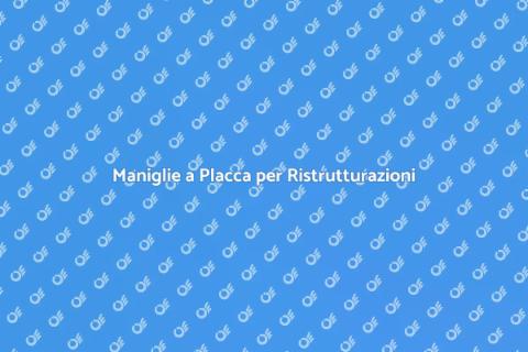 Porta con Maniglie a Placca: Design