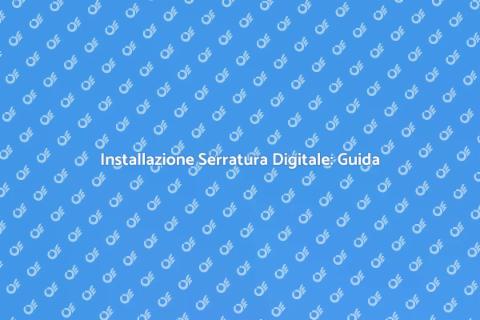 Serratura Digitale: Sicurezza Innovativa