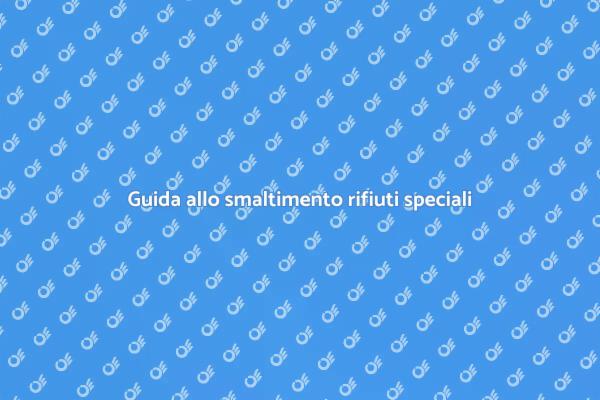 Sgombero: come smaltire rifiuti speciali