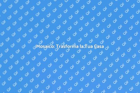 Tessere di Mosaico: Arte e Creatività