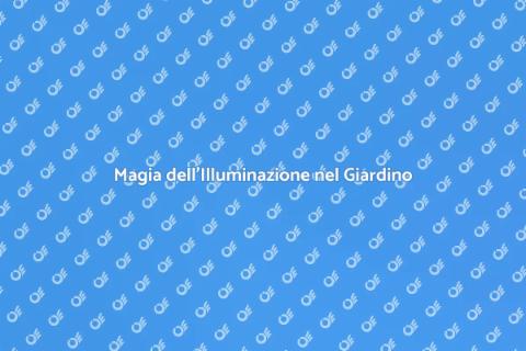 Illuminazione per Aree Verdi Esterne