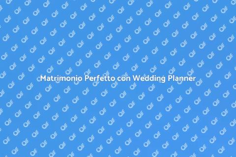 Wedding Planner con Network Internazionale