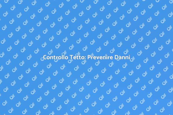 Ispezione Tetto: Proteggi la tua Casa