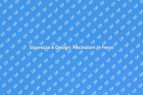 Recinzione in Ferro per Aree Industriali