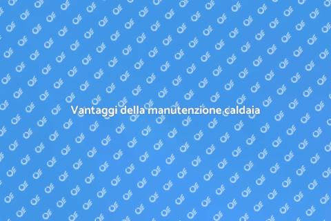 Manutenzione caldaia: segreti e vantaggi