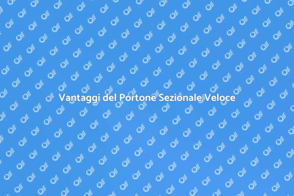 Portone Sezionale: Efficienza e Design
