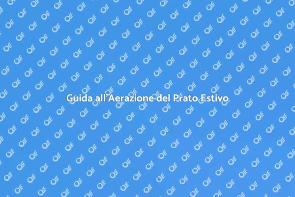 Aerazione del Prato: Consigli Estivi