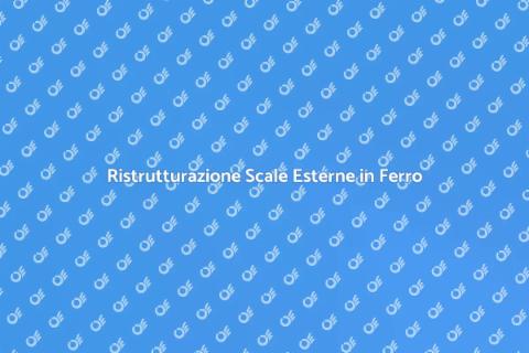 Scale Esterne in Ferro: Ristrutturale Ora