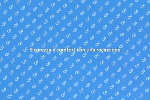 Investi in sicurezza con una recinzione
