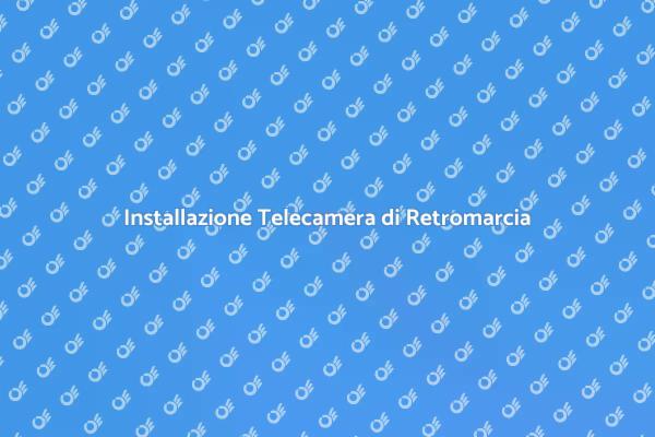 Sicurezza con Telecamera di Retromarcia