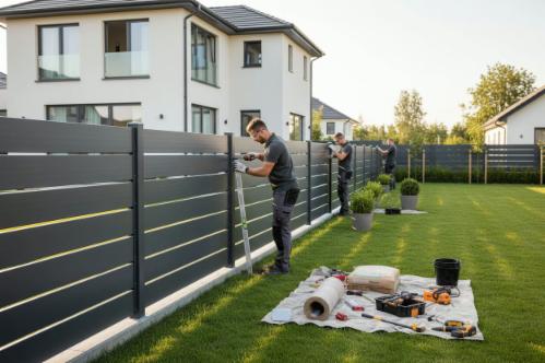 installare una recinzione in alluminio