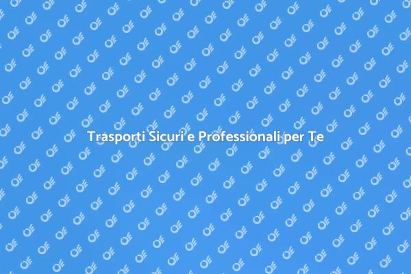 Trasporti Affidabili per Ogni Esigenza