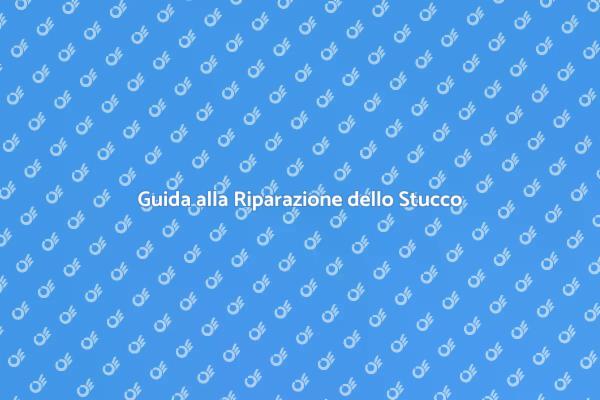 Come Riparare lo Stucco in Casa