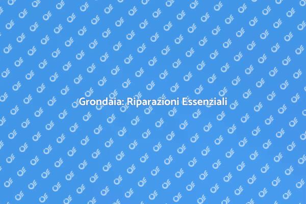 Riparazione Grondaia: Tutto Ciò che Devi Sapere
