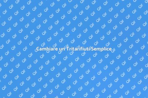 Sostituire un Tritarifiuti Facile