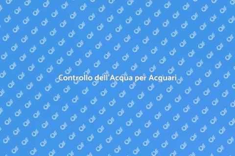 Verifica l'Acqua nell'Acquario