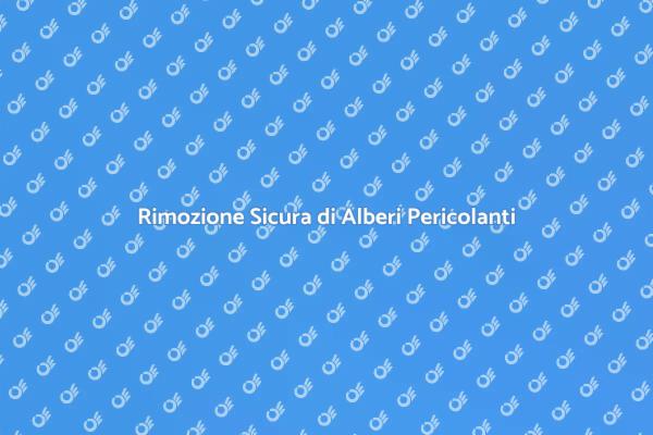 Come Rimuovere un Albero Pericolante
