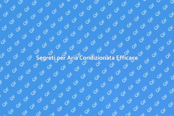 Rinfresca la tua Casa con Aria Condizionata