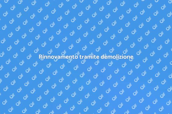 Processo di demolizione edilizia