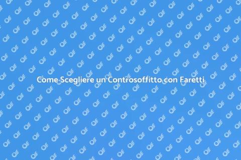 Controsoffitto con Faretti Moderno