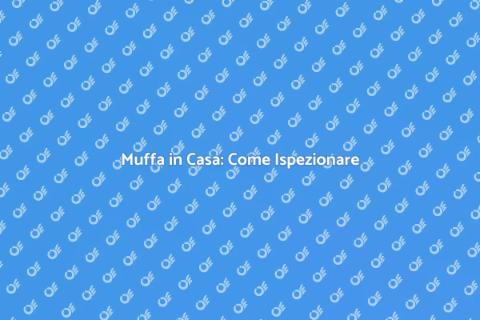Ispezionare la Muffa in Casa