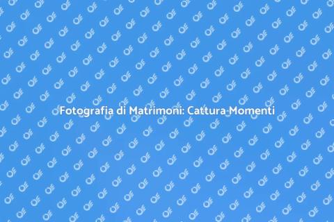 Shooting per Matrimoni: Cattura Ogni Momento