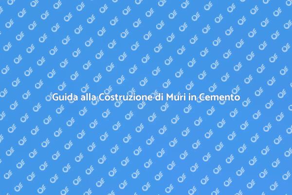 Realizza un Muro in Blocchi di Cemento