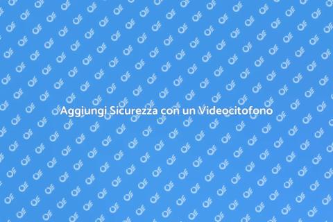 Videocitofono Wireless: Sicurezza Facile