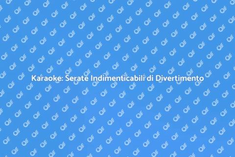 Karaoke: Divertimento e Musica Insieme