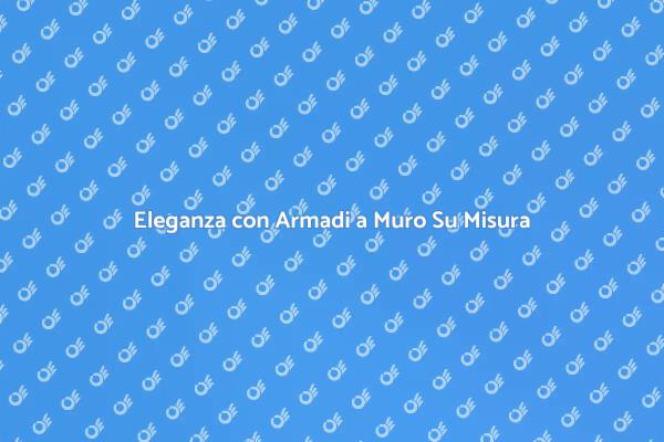 Armadi a Muro: Eleganza e Funzionalità