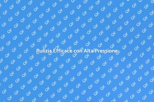 Rimuovi Sporco con Alta Pressione
