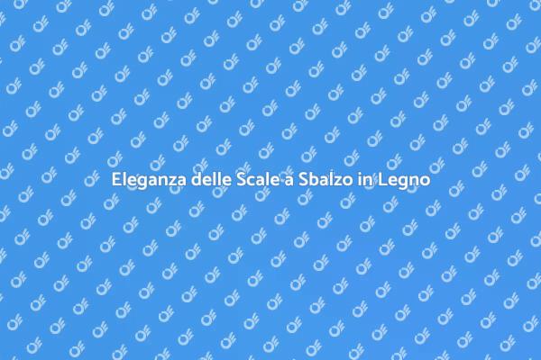 Scale a Sbalzo: Eleganza e Design