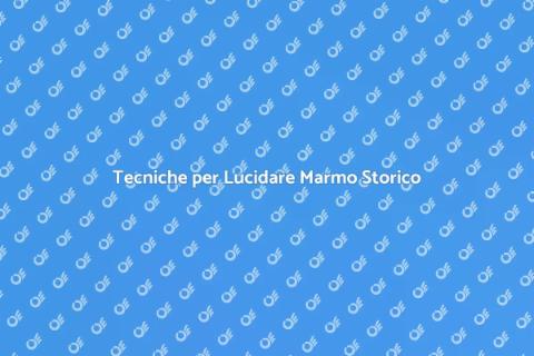 Lucidare Marmo per Palazzo Storico