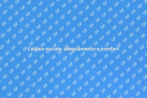 Adeguamento caldaia murale: sicurezza