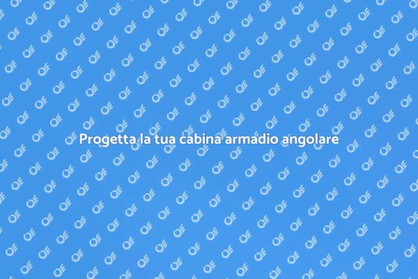 Cabina armadio: design su misura angolare