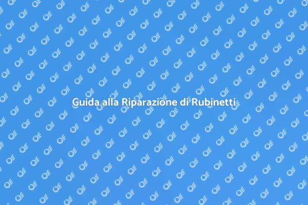 Riparazioni Idrauliche: Rubinetti e Scarichi