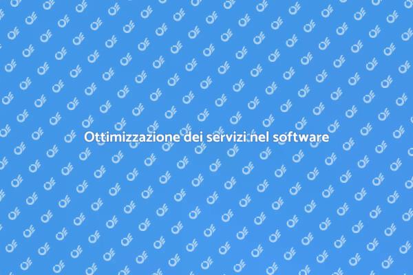 Ottimizza i tuoi servizi software ora