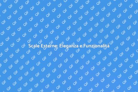 Scale Esterne: Design Minimalista