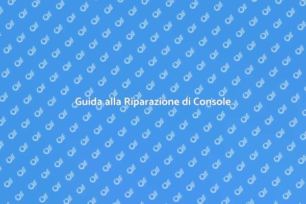 Riparazioni Facili per Console Videogiochi