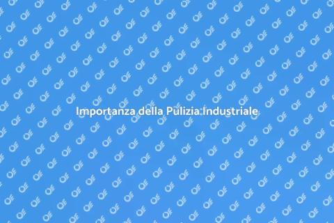Pulizia Industriale: Servizio Essenziale