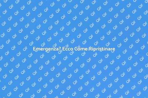 Ripristino di Emergenza: Soluzioni Pronte