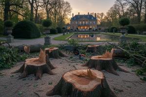 abbattere gli alberi in giardino: Da €40