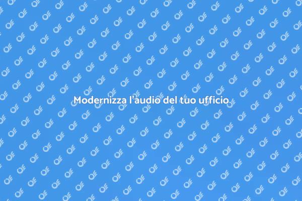 Potenzia l'audio nel tuo ambiente di lavoro