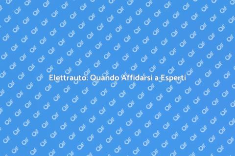 Servizi Elettrauto: Affidati ai Professionisti