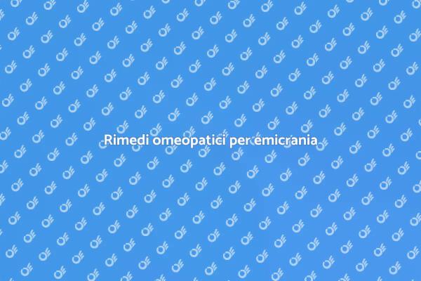 Allevia l'emicrania con l'omeopatia