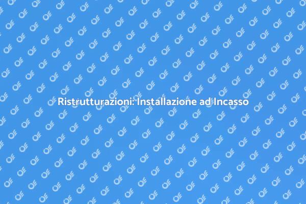 Trasforma la tua casa con installazioni ad incasso