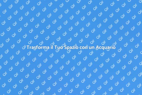 Acquario Modulare: Design e Funzionalità